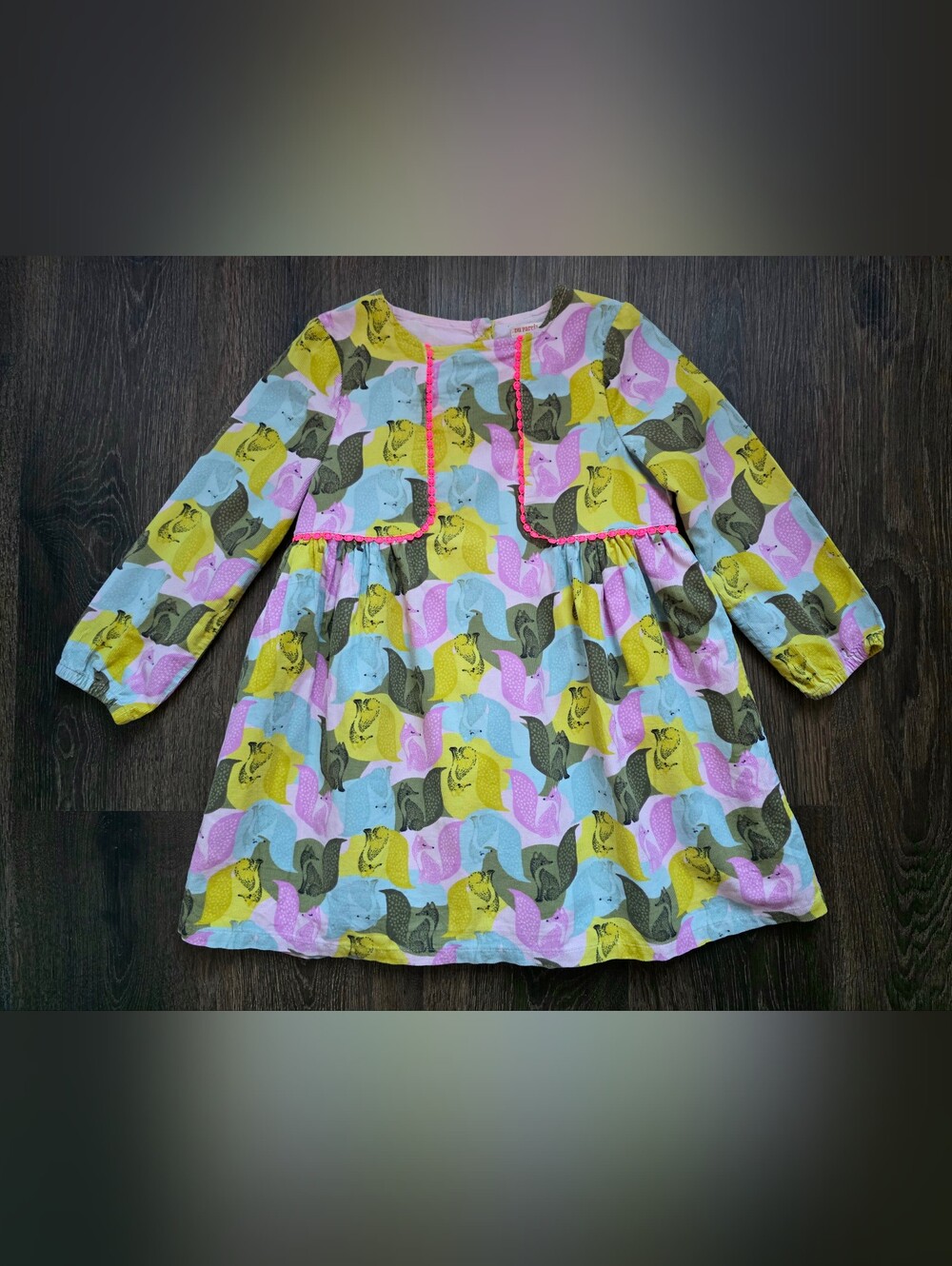 Du Pareil au Même Fall whimsical woodland fox dress